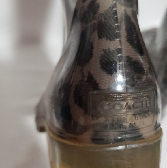 Coach Leopard Print Womens Rain Boots Size 41 (10) - Picture 5 of 10